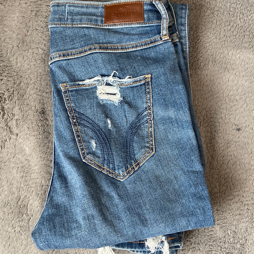 Hollister Skinny Ripped Jeans
